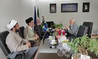 دیدار مسئول نهاد رهبری دانشگاه های استان با دکتر براتی زاده